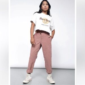 Wildfang the essential corduroy trouser 2023 - rose brown